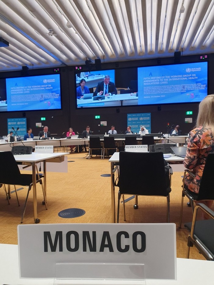 Il Principato di Monaco alla quinta riunione dell'OMS di Ginevra Il Principato di Monaco alla quinta riunione dell'OMS di Ginevra