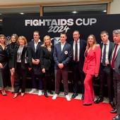 La delegazione del Management di Padel Best Expo alla cena di Gala della Fight Aids Cup 2024
