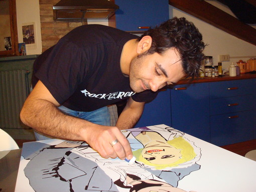 Mostra molto Rock a Beausoleil: espone Sasha Torrisi. L'ex leader dei Timoria si racconta Mostra molto Rock a Beausoleil: espone Sasha Torrisi. L'ex leader dei Timoria si racconta