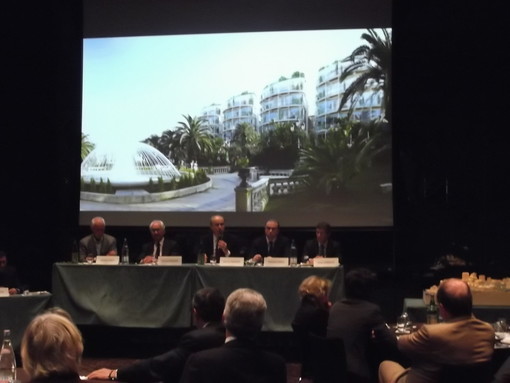 Un'immagine della conferenza stampa di presentazione del nuovo Sporting d'Hiver Un'immagine della conferenza stampa di presentazione del nuovo Sporting d'Hiver