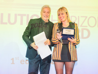 Il conduttore Enrico Banchi e Vanessa Grey di RTL 102.5 Il conduttore Enrico Banchi e Vanessa Grey di RTL 102.5