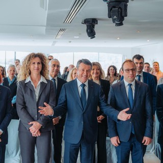 Christian Estrosi durante la presentazione della sua lista