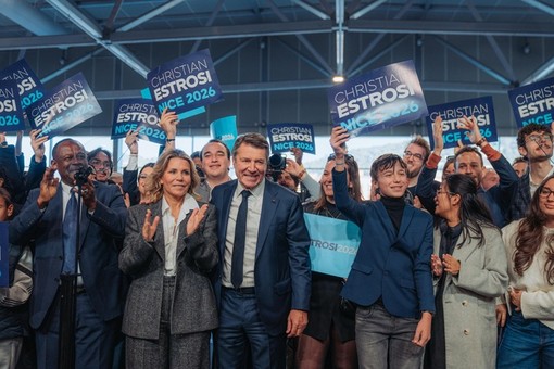 La manifestazione di avvio della campagna elettorale di Christian Estrosi La manifestazione di avvio della campagna elettorale di Christian Estrosi