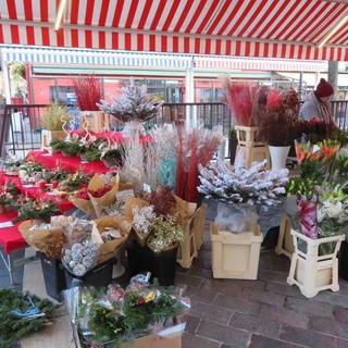 Il Mercato dei fiori di Cours Saleya si prepara al Natale 2021