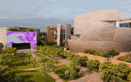 Rendering architettonico del futuro centro culturale THE BRIJ © Serendipity Arts Rendering architettonico del futuro centro culturale THE BRIJ © Serendipity Arts
