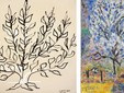 Fondation Maeght,Henri Matisse, Le Buisson, 1951 (4) / Pierre Bonnard, L’amandier en fleurs, 1946 (5) Fondation Maeght,Henri Matisse, Le Buisson, 1951 (4) / Pierre Bonnard, L’amandier en fleurs, 1946 (5)