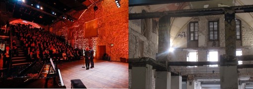 L’Église des Franciscains ora e nel 2018 L’Église des Franciscains ora e nel 2018