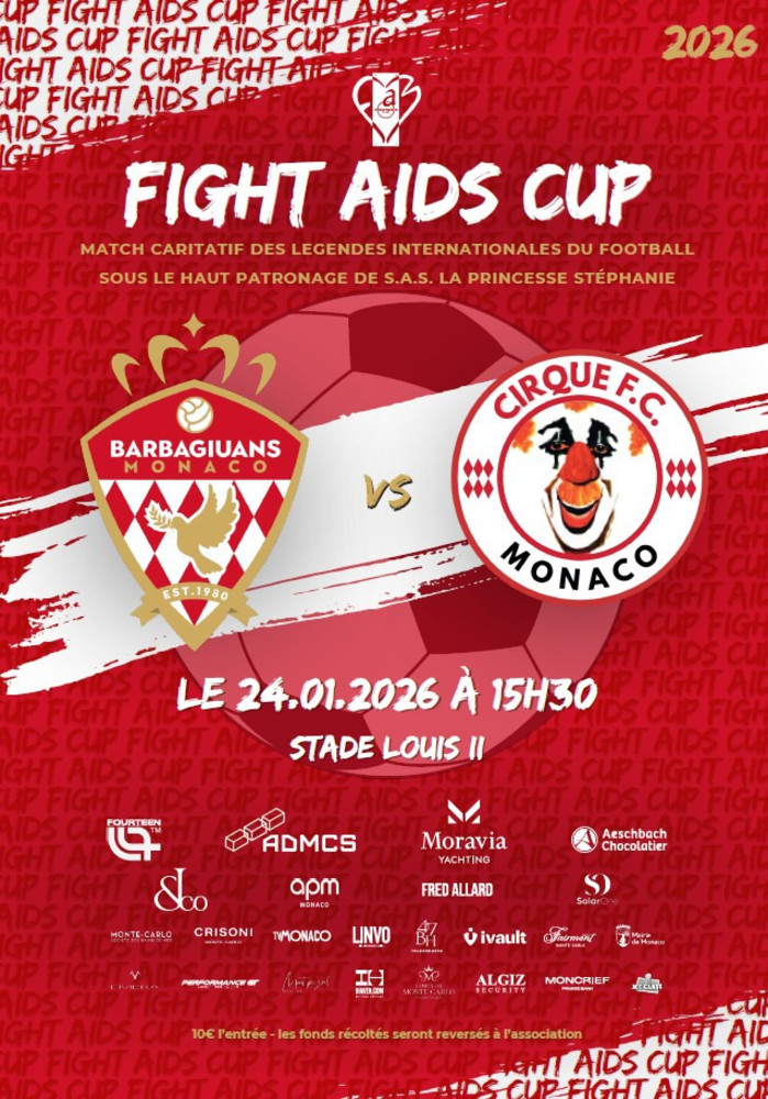 Barbagiuans di Monaco vs Cirque FC alla FIGHT AIDS CUP allo Stade Louis II