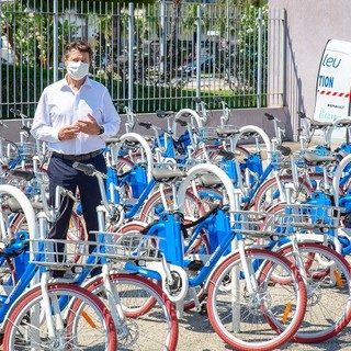 Il Sindaco di Nizza nel Parc-relais  di Ferber