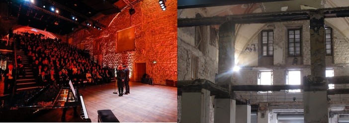 L’Église des Franciscains ora e nel 2018 L’Église des Franciscains ora e nel 2018