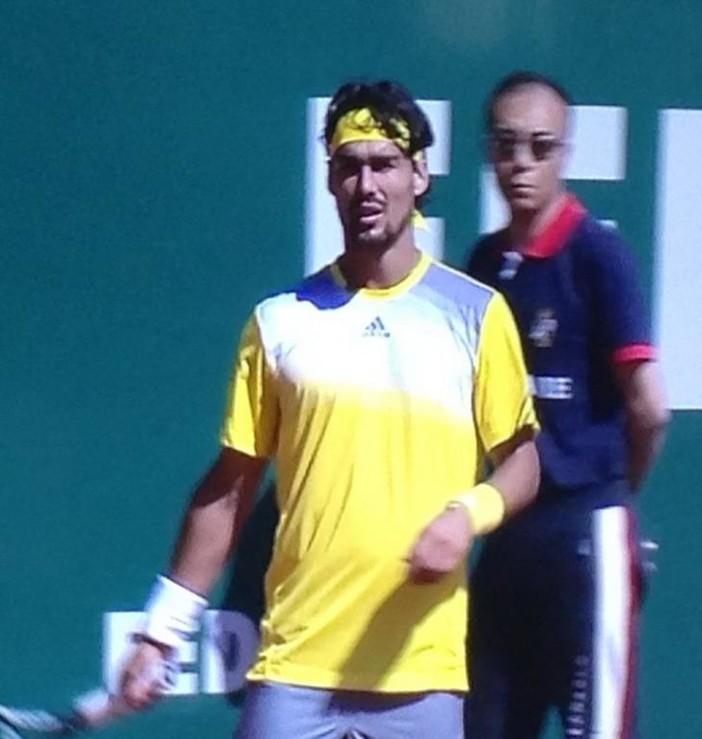 Tennis: a Montecarlo il fisico non sorregge Fabio Fognini che si deve arrendere al francese Tsonga Tennis: a Montecarlo il fisico non sorregge Fabio Fognini che si deve arrendere al francese Tsonga