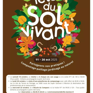 Fête Nationale du Sol Vivant: si svolgerà in tutta la Francia dall’11 al 26 ottobre 2025.