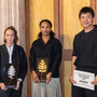 I premiati della sesta edizione del Festival di Film di Villa Medici, dedicata alla memoria di Lili Hinstin, durante la cerimonia di consegna dei riconoscimenti. (Foto: Alessia Calzecchi / Villa Medici). I premiati della sesta edizione del Festival di Film di Villa Medici, dedicata alla memoria di Lili Hinstin, durante la cerimonia di consegna dei riconoscimenti. (Foto: Alessia Calzecchi / Villa Medici).