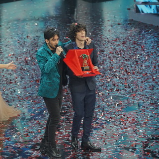 Ermal Meta e Fabrizio Moro, vincitori del Festival di Sanremo