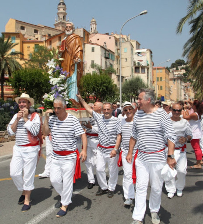 Fête de la Saint-Pierre, Mentone. Foto d'archivio.