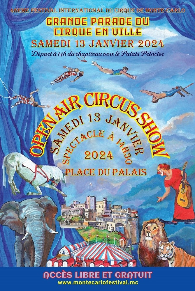 A Monaco c'è attesa per l'Open Air Circus Show del Festival Internazionale del Circo di Monte-Carlo