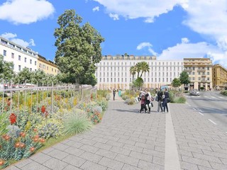 Jardin d’Armenie, vista da Avenue de Verdun Jardin d’Armenie, vista da Avenue de Verdun