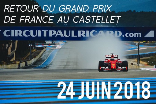 Il Grand Prix de France di Formula 1 torna nella Regione del PACA.
