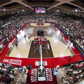 La Salle Gaston Medecin colma di tifosi durante una partita del Roca Team (Foto AS Monaco)