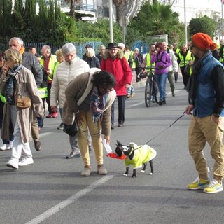 Gilets Jaunes sulla Promenade a Nizza