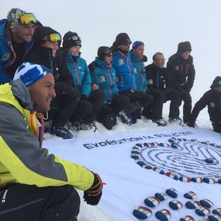 Gli 86 galets giunti sull'Himalaya, foto di J. Leclerc twitter