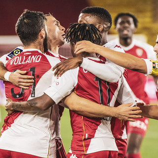 La gioia dei giocatori del Monaco (foto tratta dal sito dell'AS Monaco)