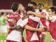 La gioia dei giocatori del Monaco (foto tratta dal sito dell'AS Monaco) La gioia dei giocatori del Monaco (foto tratta dal sito dell'AS Monaco)