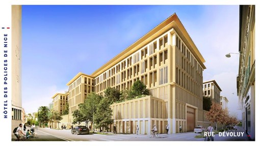 Nizza, il futuro Hotel des Polices Nizza, il futuro Hotel des Polices