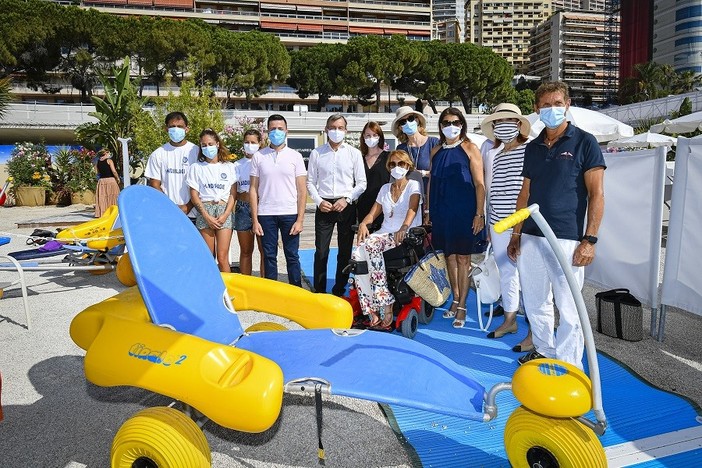Riaperta la Handiplage del Larvotto nel Principato di Monaco