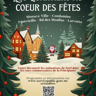 L'Union des Commerçants et Artisans de Monaco, con il sostegno finanziario del Governo Principesco, invita tutti a riscoprire i quartieri commerciali della città e a celebrare la magia del Natale.