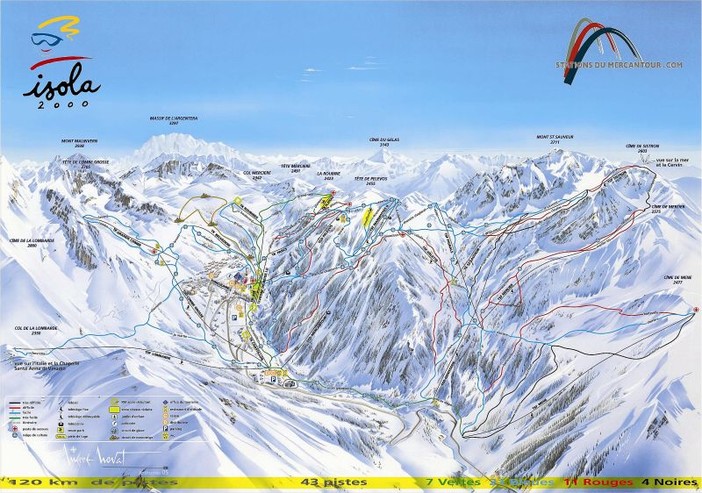 Bollettino neve dell'8 gennaio sulle piste del Mercantour