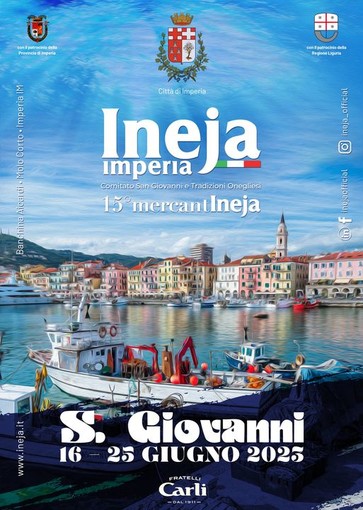 Dal 16 al 25 giugno, Imperia celebra il ritorno di Ineja con la festa di San Giovanni Dal 16 al 25 giugno, Imperia celebra il ritorno di Ineja con la festa di San Giovanni