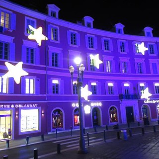 Luminarie natalizie a Nizza