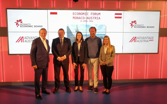 La delegazione austriaca durante l'incontro di Monaco La delegazione austriaca durante l'incontro di Monaco