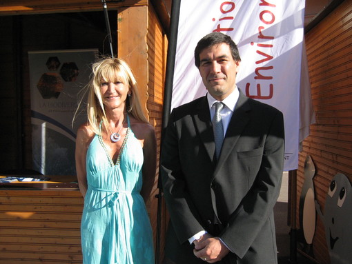 Sylvie Savoca e il direttore Cyril Gomez Sylvie Savoca e il direttore Cyril Gomez
