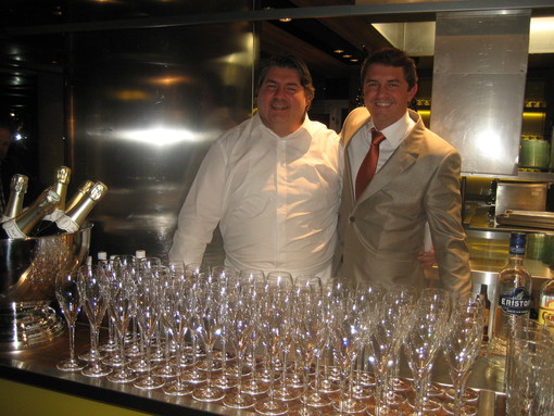 Lo Chef Alain Llorca e Fabrice Lavergne, gruppo Pavillon