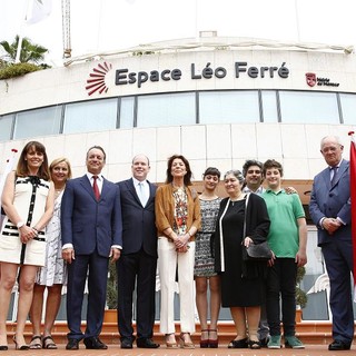 S.A.S. Alberto II ha inaugurato L'Espace Léo Ferré a Montecarlo