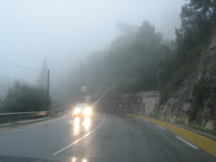 Costa Azzurra: pioggia e vento forte. La situazione in autostrada Costa Azzurra: pioggia e vento forte. La situazione in autostrada
