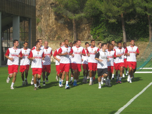 Il Monaco in ritiro in Italia Il Monaco in ritiro in Italia