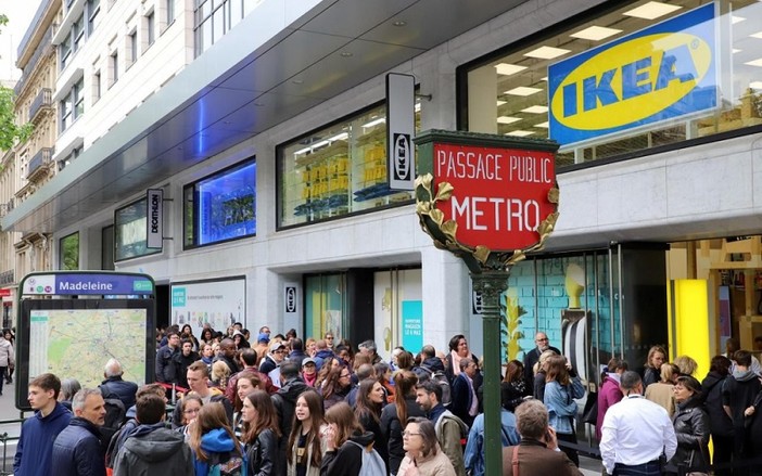 Il magazzino Ikea nel Ier arrondissement di Parigi