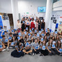 Gli studenti di terza media del FANB. Foto:  © Stéphane Danna - Direction de la Communication