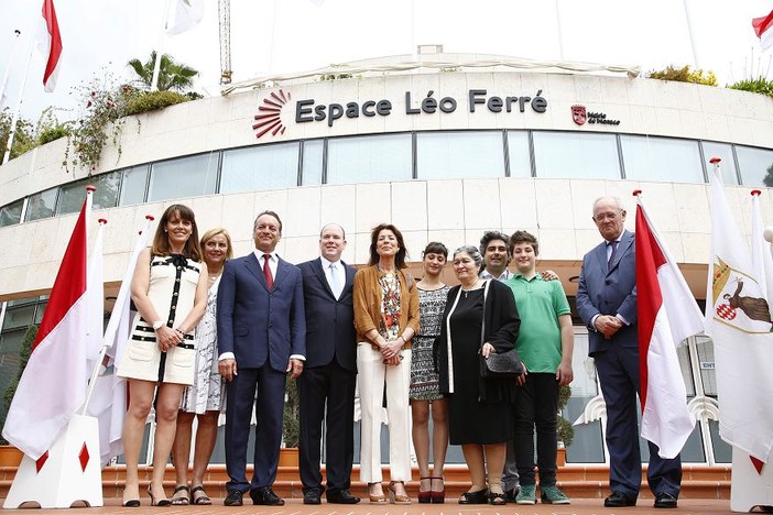 S.A.S. Alberto II ha inaugurato L'Espace Léo Ferré a Montecarlo S.A.S. Alberto II ha inaugurato L'Espace Léo Ferré a Montecarlo