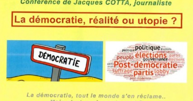 Un dialogo aperto sulla democrazia contemporanea con il giornalista Jacques Cotta.