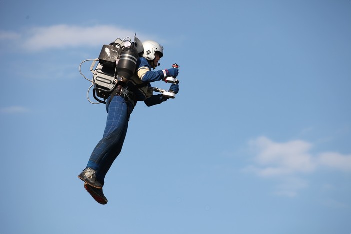 Lancio mondiale per il Jetpack JB-10 nel Principato di Monaco per realizzare il sogno dell'uomo che vola
