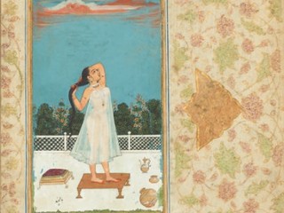 Jeune femme se coiffant - Inde, XVIIIe siècle - © 2024 musée du Louvre, Dist. GrandPalaisRmn / Raphaël Chipaul Jeune femme se coiffant - Inde, XVIIIe siècle - © 2024 musée du Louvre, Dist. GrandPalaisRmn / Raphaël Chipaul