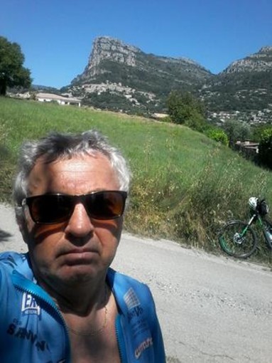 Danilo Radaelli durante un'escursione