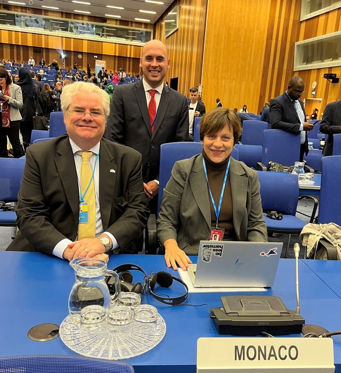 La delegazione monegasca a Vienna La delegazione monegasca a Vienna