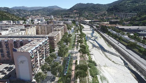 Elaborazioni progettuali della Ligne 5 del tram a Nizza Elaborazioni progettuali della Ligne 5 del tram a Nizza