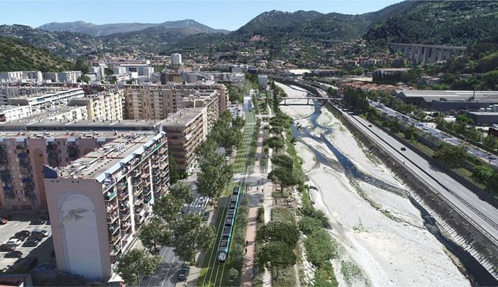 Elaborazioni progettuali della Ligne 5 del tram a Nizza