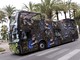 Le bus à impériale noir du réseau des transports publics cannois Palm Bus 1 (c) Gilles TRAVERSO